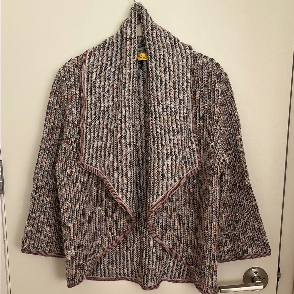 Drapey sweater - tweed style knit